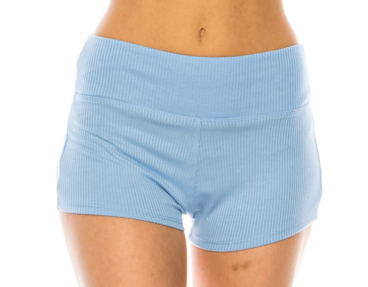 LA12ST Women's High Waisted Yoga Shorts - Buttery Soft Stretchy Workout Shorts for Running, Dance, Volleyball & Gym - Perfect for Yoga, Pilates & Active Lifestyle