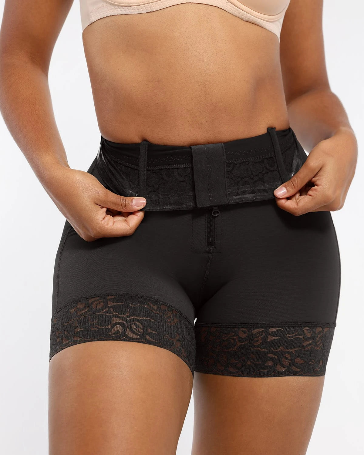 AirSlim® Mid Rise Steel Boned Butt Lifting Shapewear Shorts - Tummy Control & Body Shaper for Women - Perfect for Workout, Dress Wear & Everyday Comfort