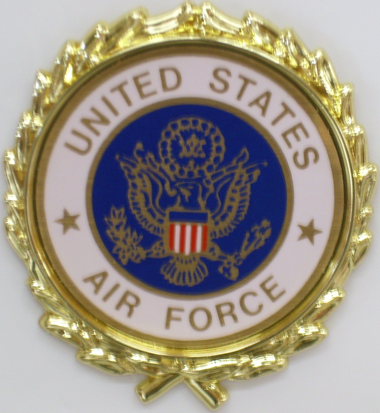 Authentic American Sword Display Case - USAF Themed with Blue Velvet Interior - Perfect for Military Collectors, Home Decor & Gift Giving