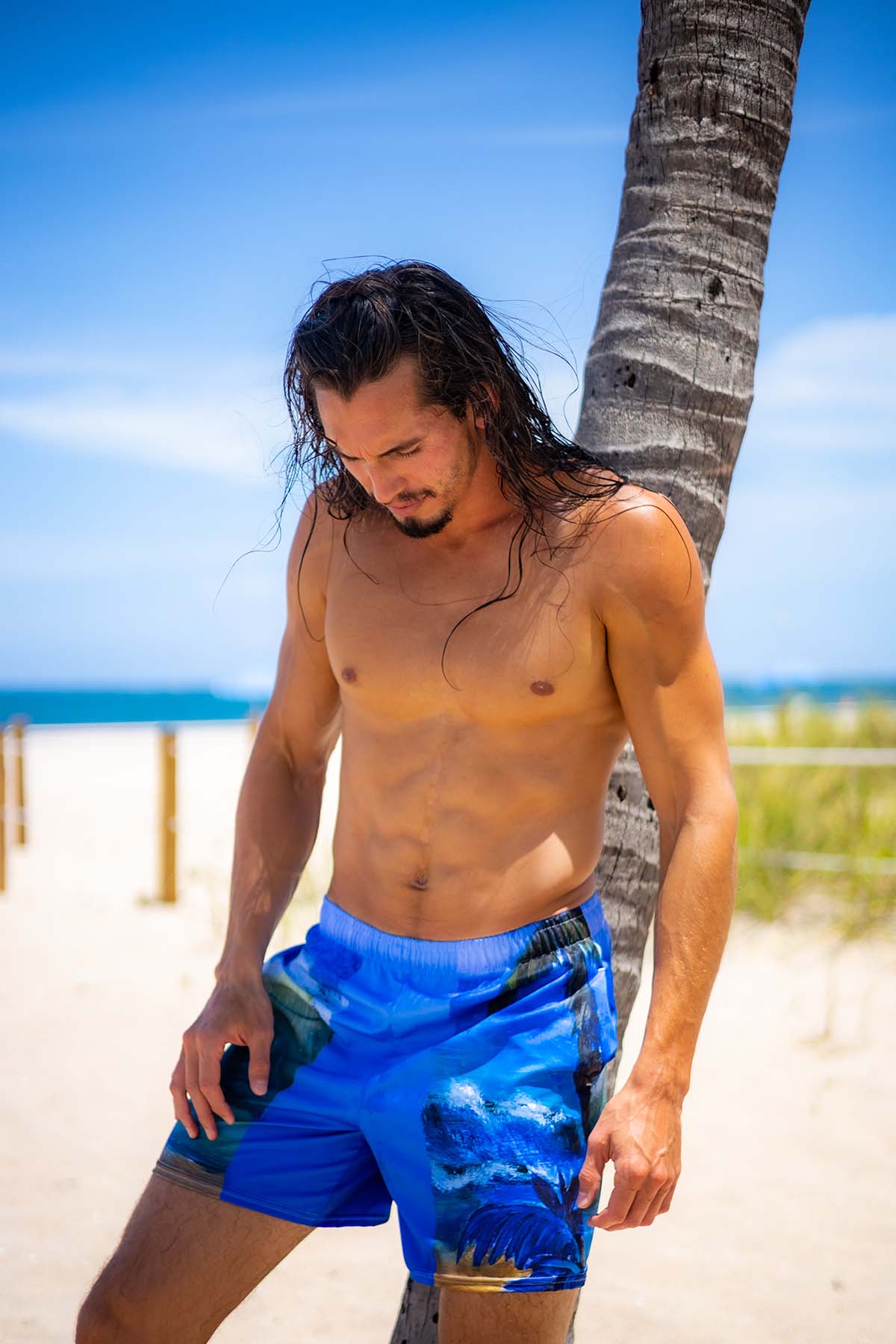Men's Quick-Dry Swim Board Shorts for Surfing, Beach & Pool - Lightweight & Comfortable for Summer Water Sports