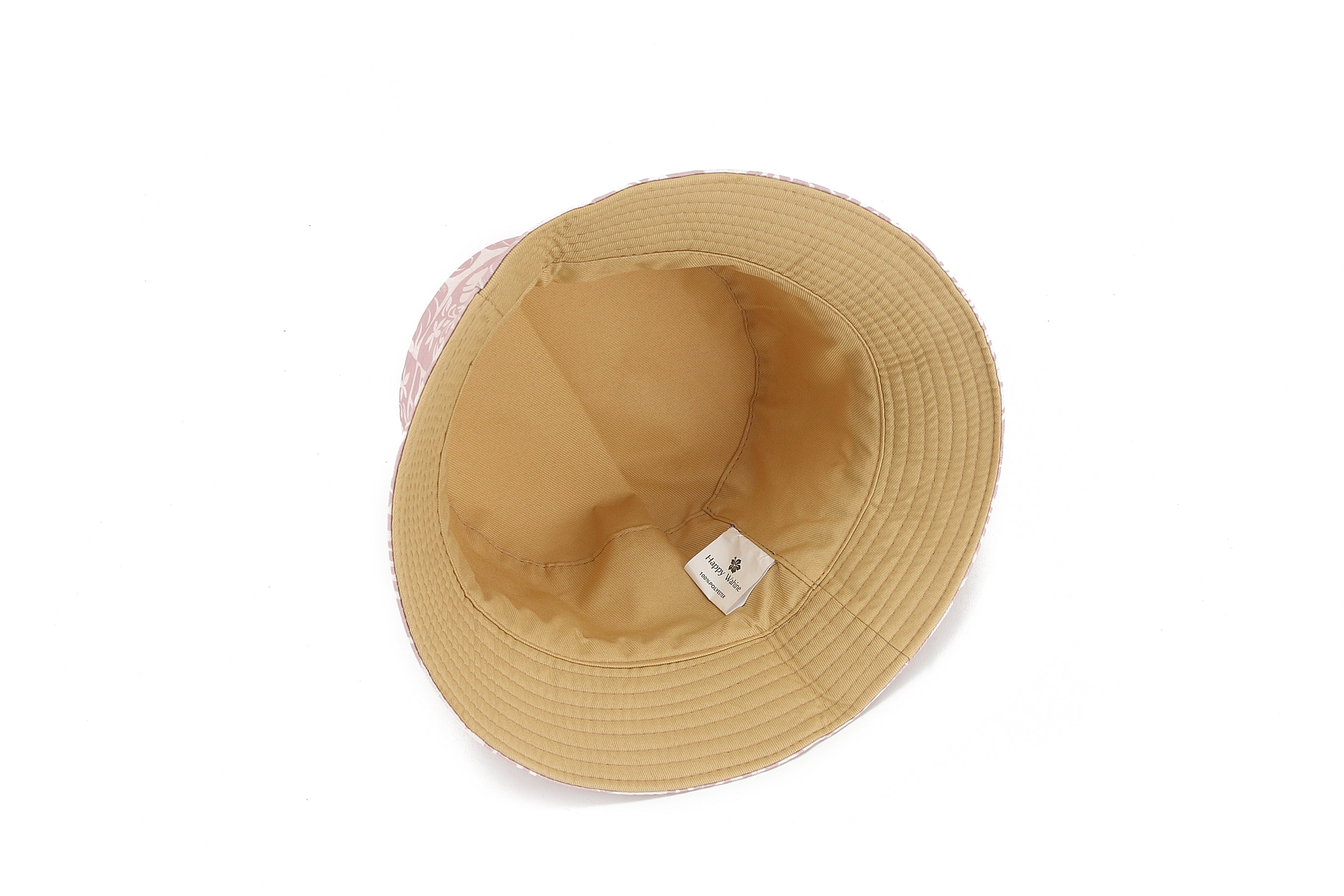 Quilted Bucket Hat for Women & Men - Beige Sun Hat for Outdoor Activities, Beach, Hiking & Travel