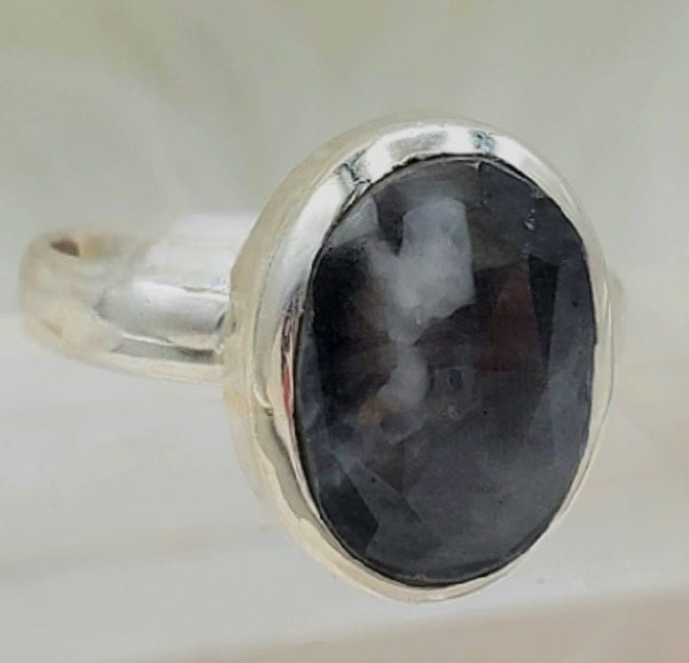 925 Sterling Silver Canadian Sapphire Ring - Size 7.25 - Elegant Birthstone Jewelry for Women, Perfect for Engagement, Anniversary & Special Occasion Gifts