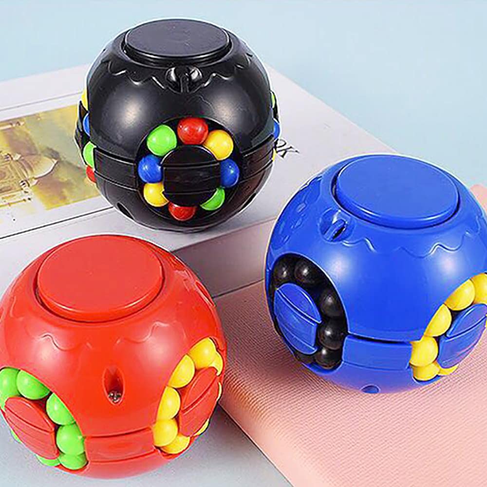 Rotating Magic Cube Fidget Toy - Stress Relief Puzzle Game for Kids & Adults - Perfect for Easter Gifts & Sensory Play