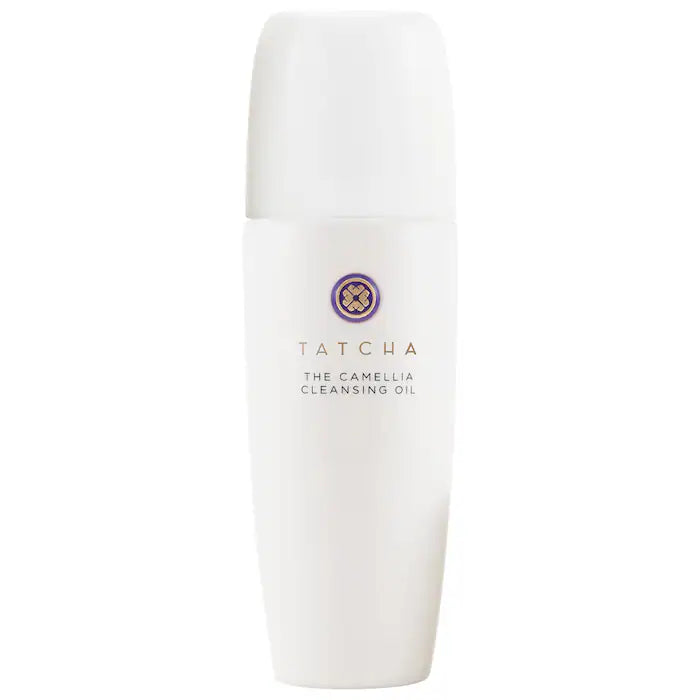 Tatcha Camellia Oil 2-in-1 Facial Cleanser & Makeup Remover - Gentle Skincare for Dry & Sensitive Skin - Perfect for Nighttime Routine & Travel Skincare