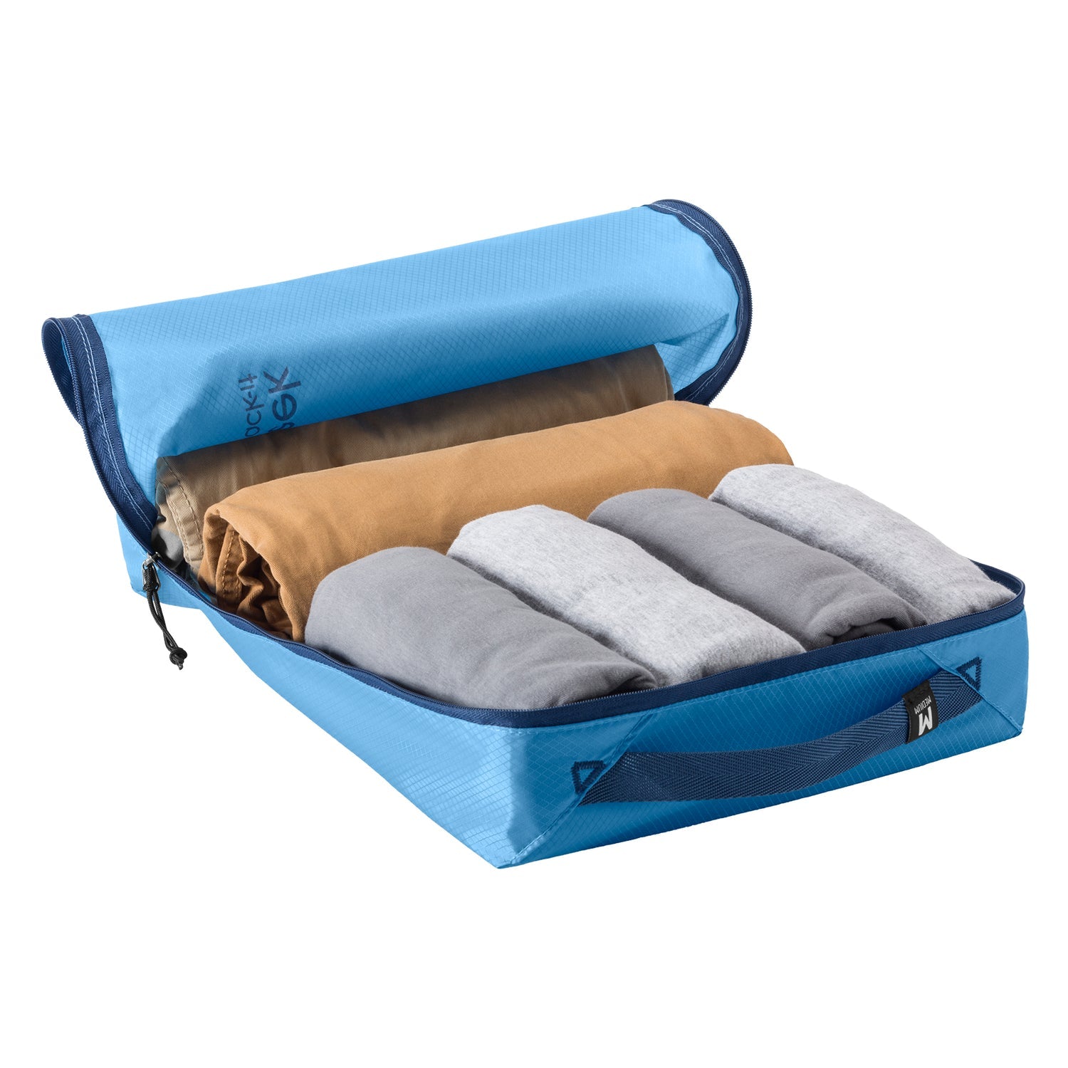 Eagle Creek Pack It Isolate Cube M - Waterproof Compression Packing Cube for Travel, Blue Dawn | Perfect for Backpacking, Camping & Business Trips