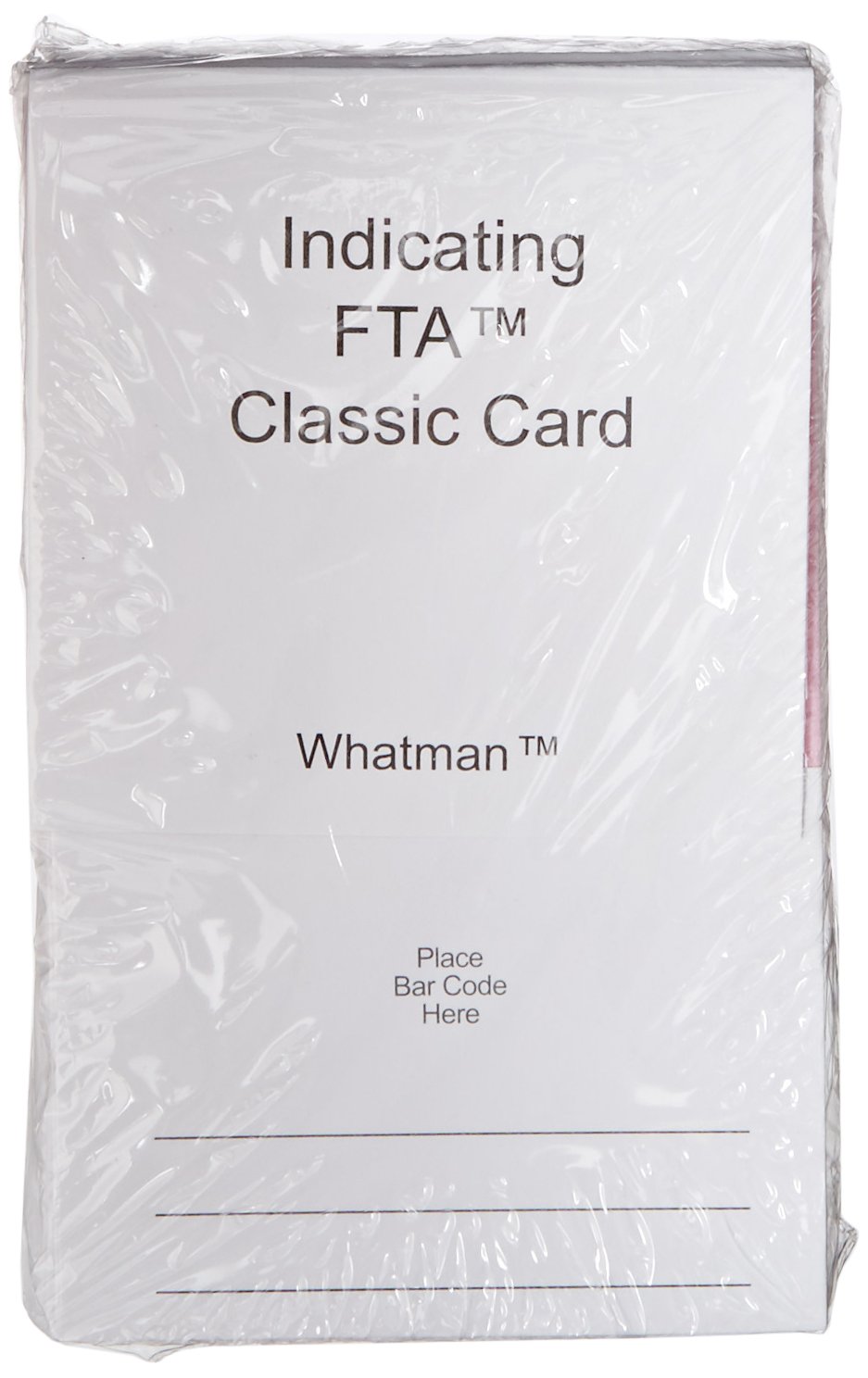 GE Whatman WB120306 Indicating FTA Classic Card - 4 Sample Areas, 500µl Capacity (25-Pack) | DNA/RNA Collection & Forensic Evidence Preservation