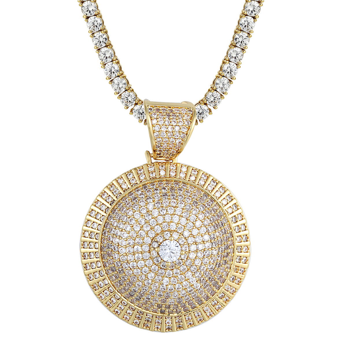 3D Solitaire Designer Round Spinner Silver Pendant Necklace for Women - Elegant Jewelry Gift for Birthday, Anniversary & Special Occasions | Perfect for Date Night, Parties & Everyday Wear