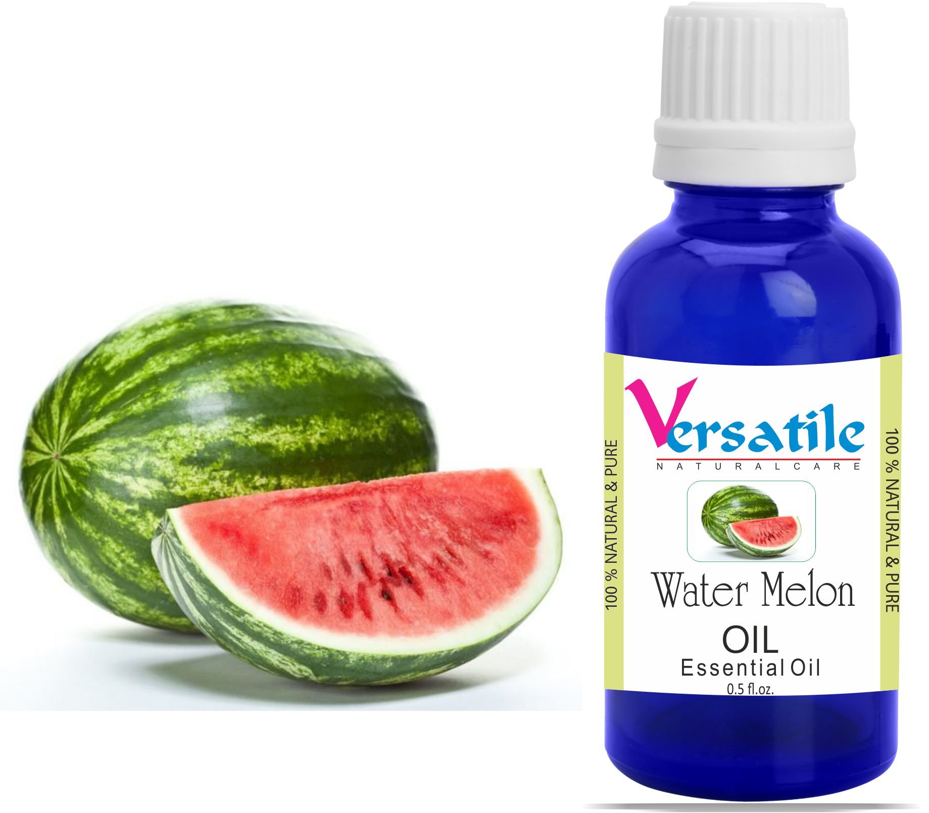 100% Pure Natural Watermelon Essential Oil - Aromatherapy, Diffuser & Massage Oil (3ML to 1000ML) | Perfect for Relaxation, Skincare & Home Fragrance