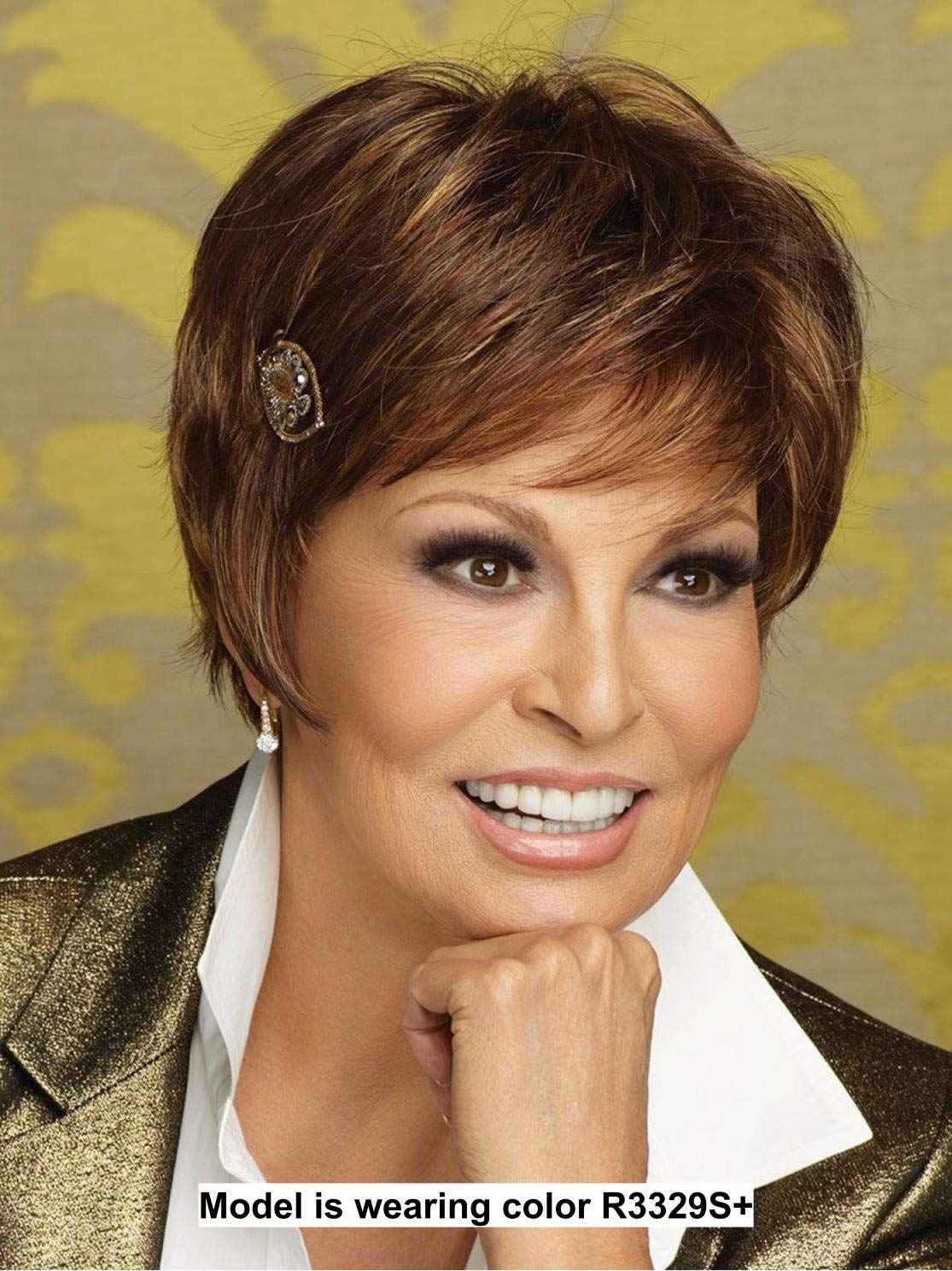 Raquel Welch Sparkle Wig Bundle - 5 Piece Set with Wig Shampoo, Cap, Wide Tooth Comb & Styling Guide (Color R14/25) | Perfect for Cosplay, Costume Parties & Everyday Hair Loss Solutions