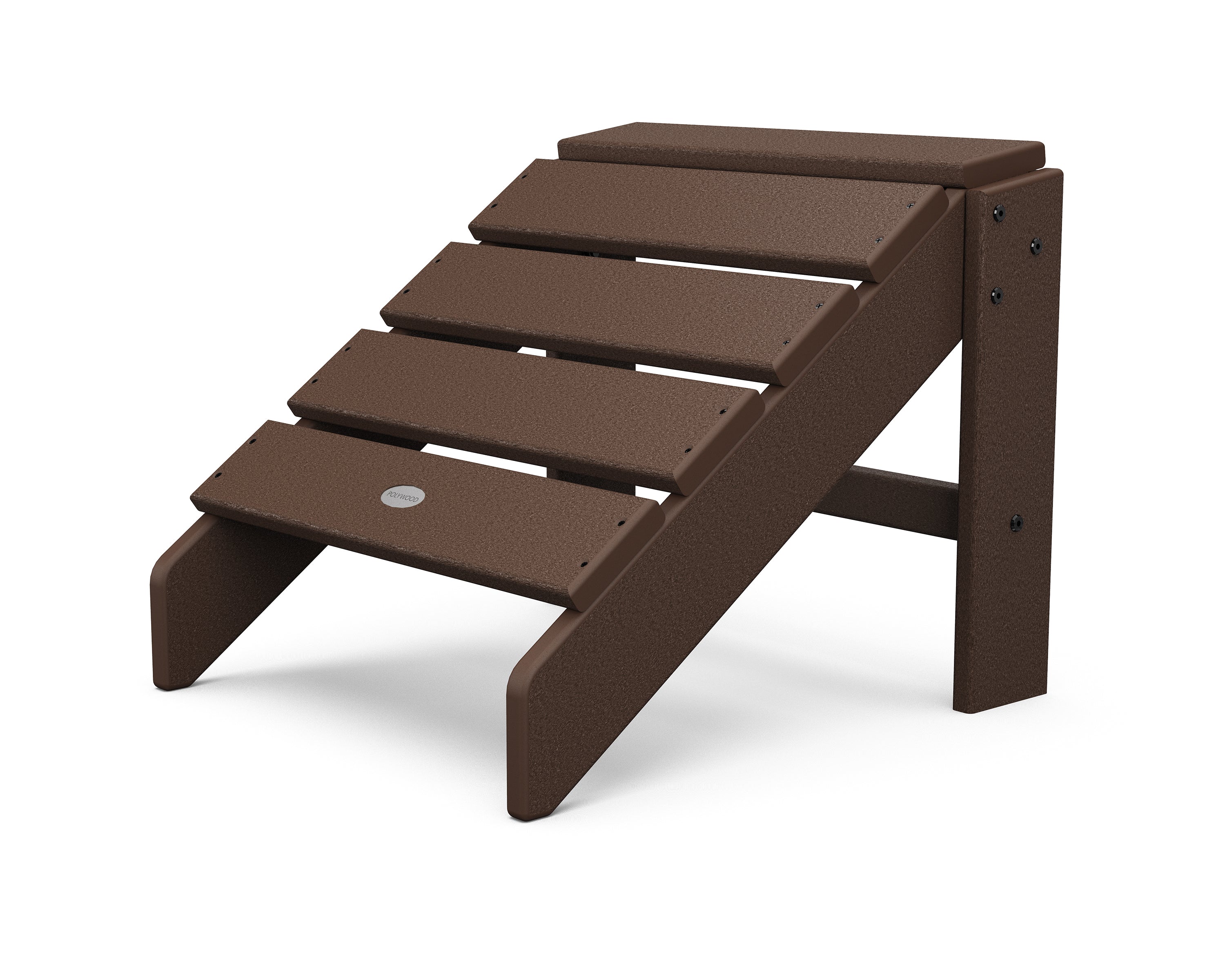POLYWOOD South Beach Outdoor Ottoman - Weather-Resistant Patio Furniture for Poolside, Deck, or Garden Relaxation