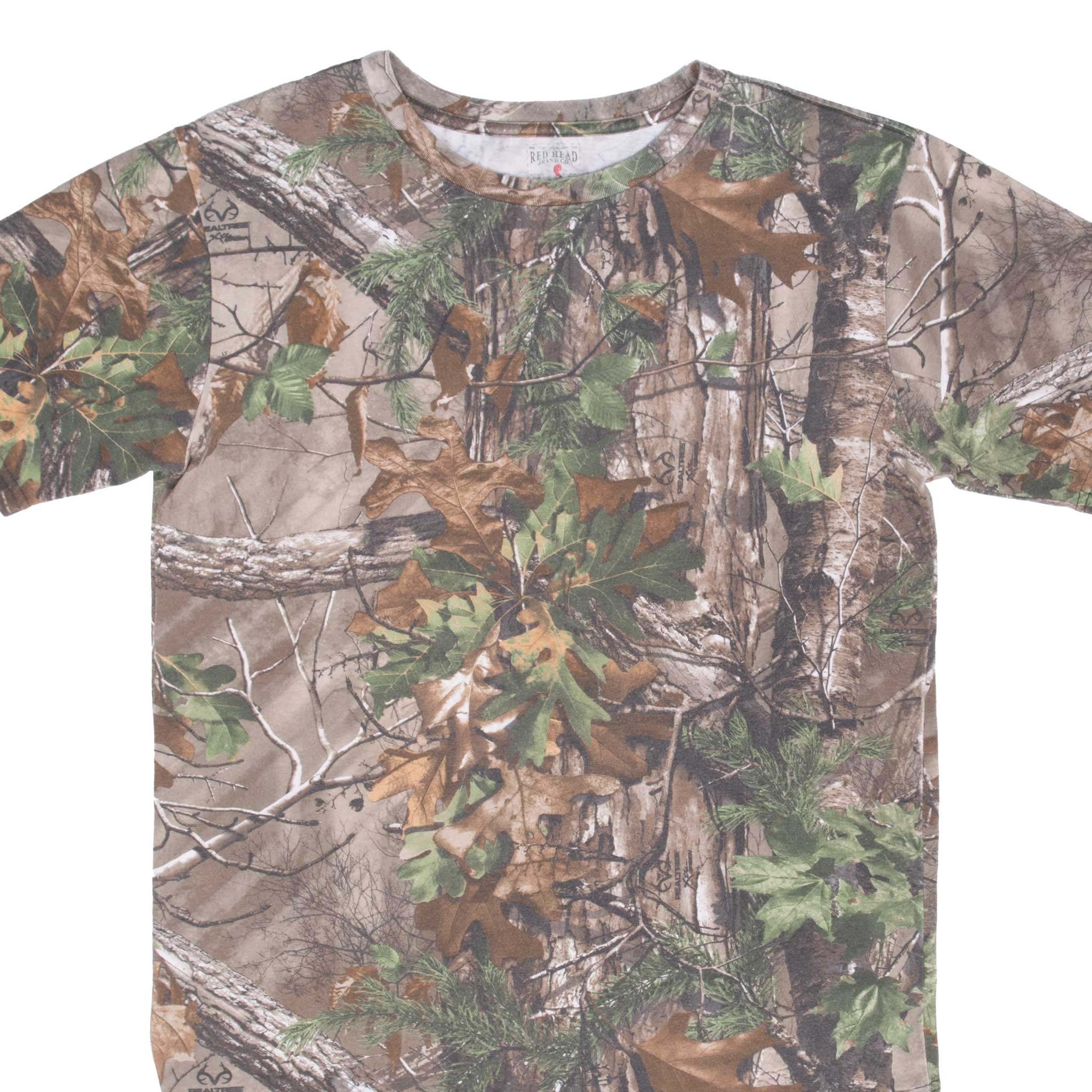 Vintage Realtree Xtra Camo Hunting T-Shirt for Men - Size Large - Durable & Comfortable for Outdoor Adventures, Hunting, and Casual Wear