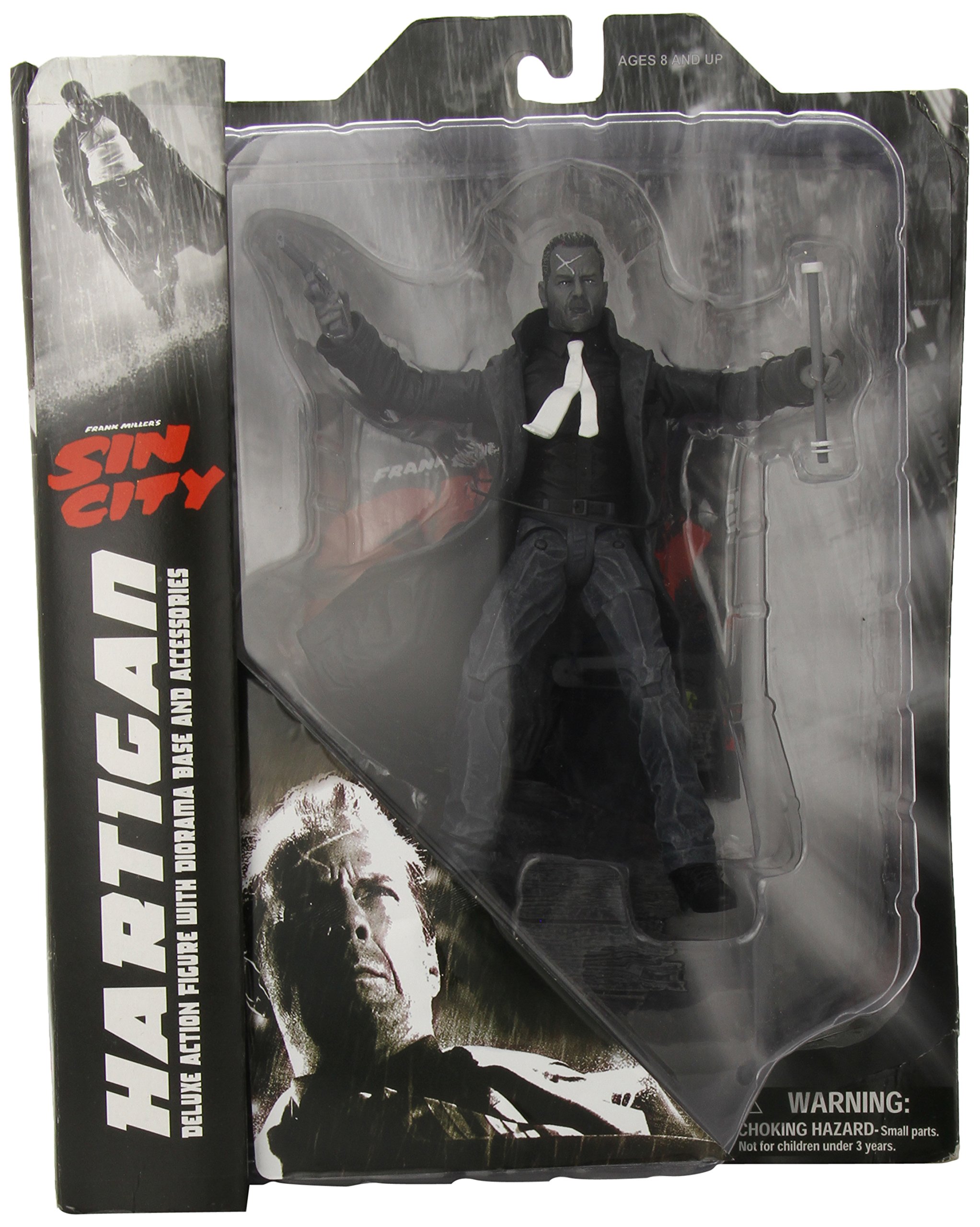 Diamond Select Toys Sin City Select: Hartigan 7-Inch Action Figure - Collectible Movie Character for Fans & Display - Perfect for Home, Office, or Comic Conventions
