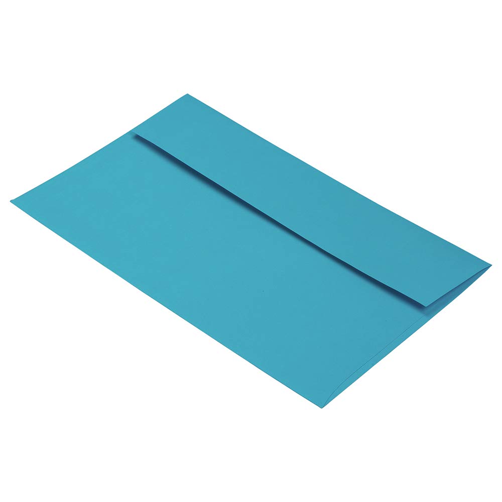 JAM PAPER A10 Colored Invitation Envelopes 6x9.5 Inches - 1000 Pack Bulk Blue Recycled Paper Envelopes for Wedding, Party & Business Invitations
