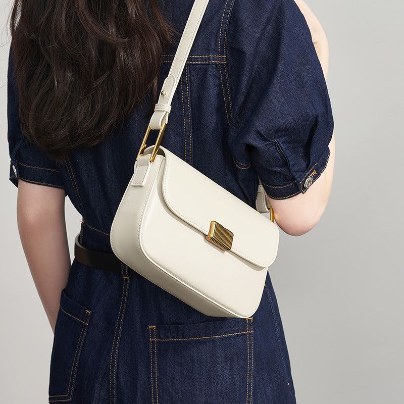 Genuine Leather Crossbody Shoulder Bag for Women - Stylish Tote & Underarm Purse - Perfect for Work, Travel & Everyday Use