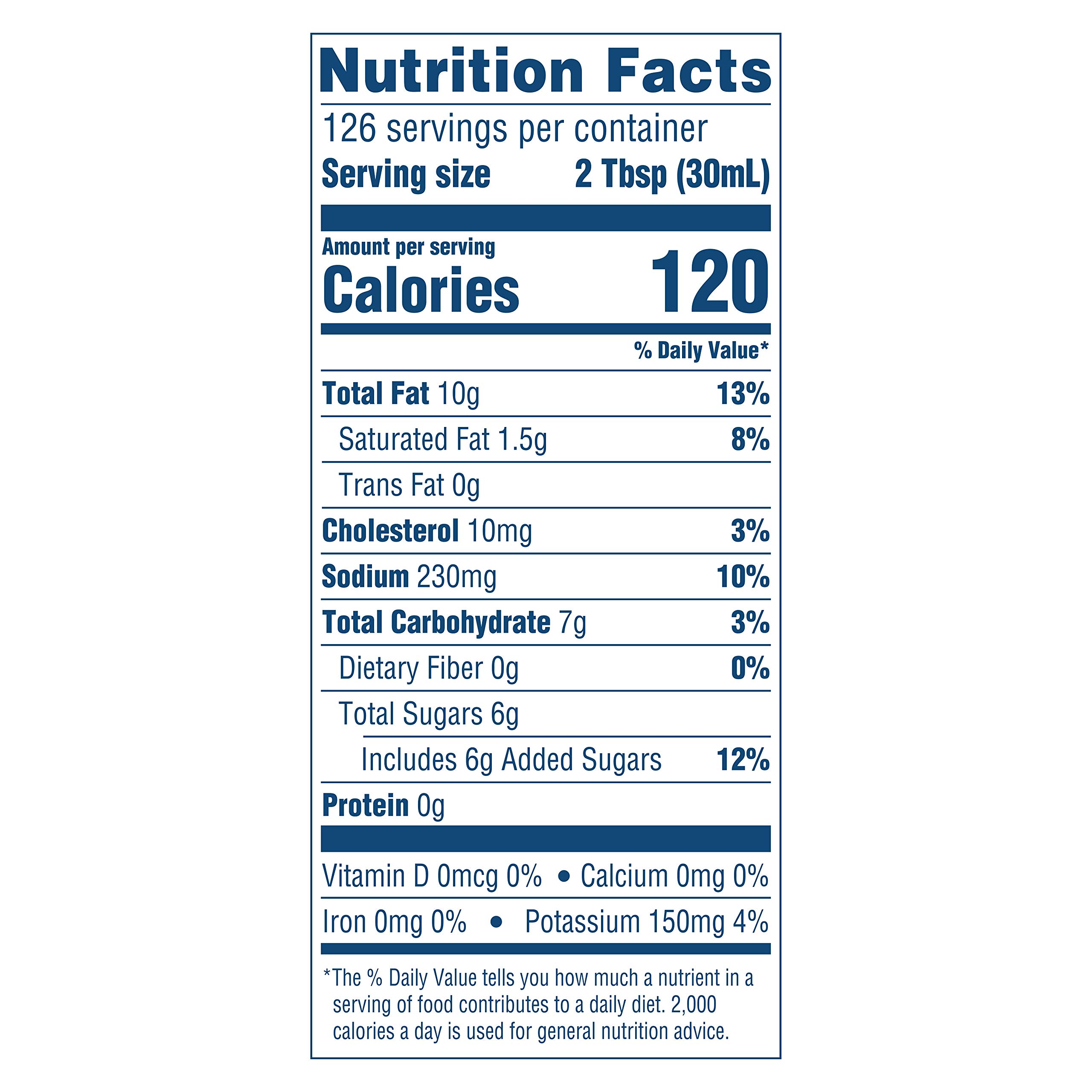 Hellmann's Coleslaw Salad Dressing - Gluten Free, No Artificial Flavors or Colors - 1 Gallon (Pack of 4) - Perfect for BBQs, Picnics & Family Gatherings