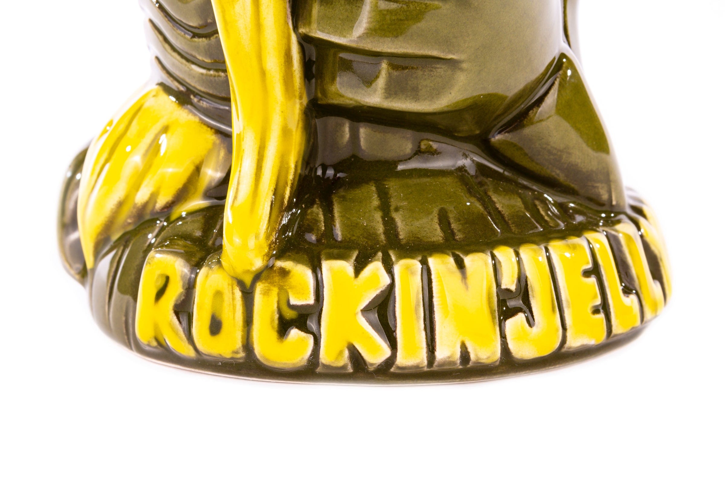God Bird Man Tiki Mug - Handcrafted Ceramic Tropical Cocktail Cup (Green) - Perfect for Hawaiian Luau Parties & Tiki Bar Decor