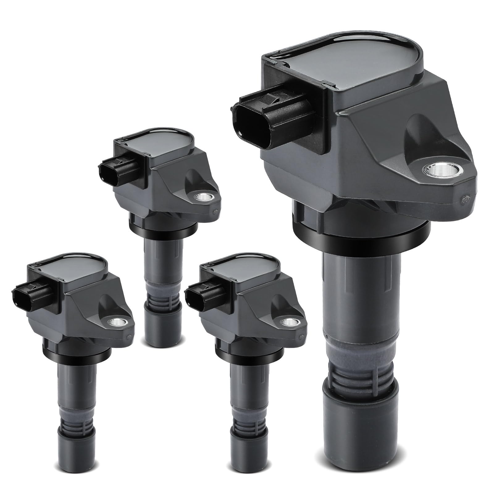 YHTAUTO 4-Pack Ignition Coil Replacement for Honda Civic 2012-2015, HR-V 2016-2022 & Acura ILX 2013-2015 | Compatible with 1.8L 2.0L L4 Engines | Replaces OEM 30520R1AA01 | Improves Engine Performance & Fuel Efficiency