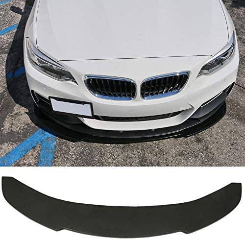Universal V1 Style Front Bumper Lip - 65x16 Inch One Piece Car Body Kit for Enhanced Aerodynamics & Sporty Look - Perfect for Street Racing & Car Shows