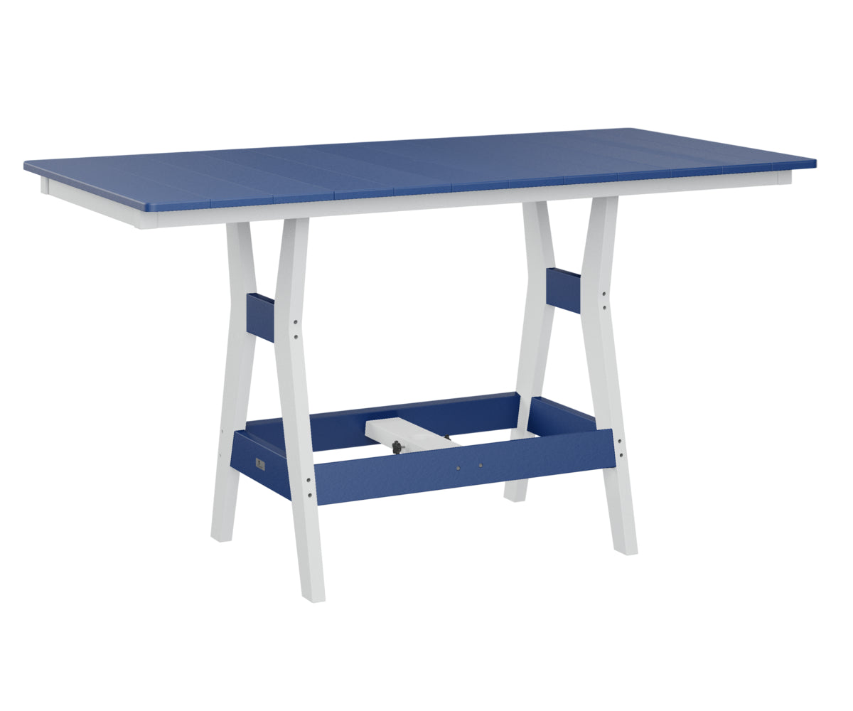 Pacific Blue on White