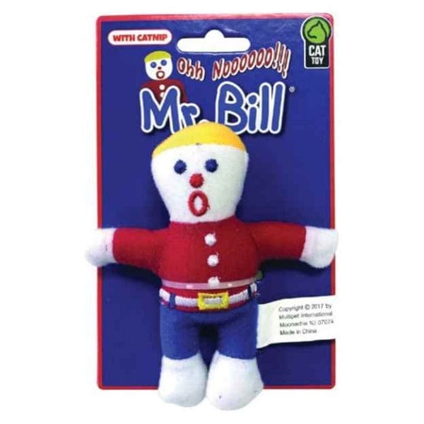 Multipet Mr. Bill Catnip Cat Toy - Fun Interactive Play for Indoor Cats, Kitten Teaser & Stress Relief - Perfect for Playtime, Training & Bonding with Your Feline Friend