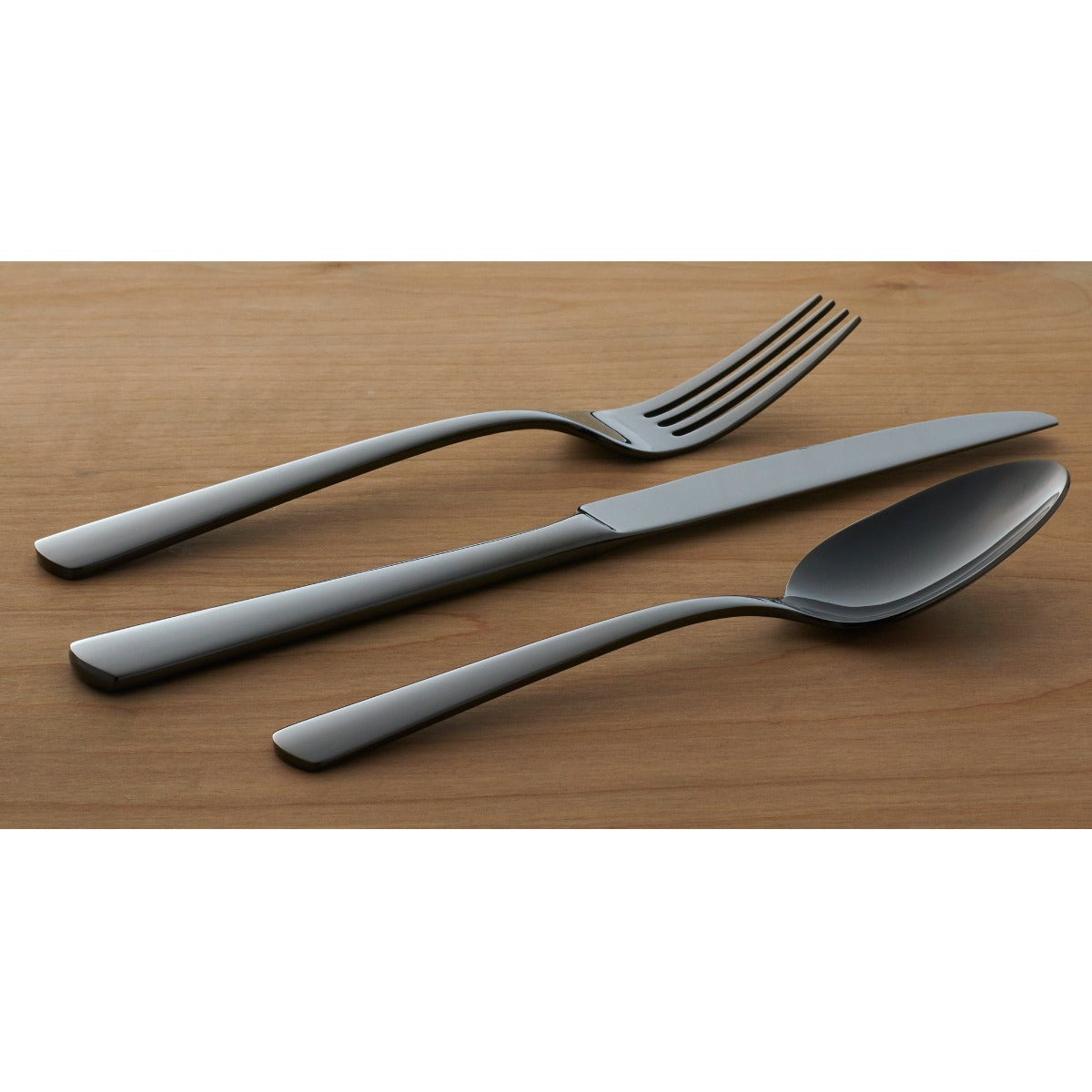 Premium Aptitude Midnight Mirror 23-Piece Flatware Set - Stainless Steel Silverware Set for 6, Elegant Dining Utensils for Dinner Parties, Weddings & Formal Occasions