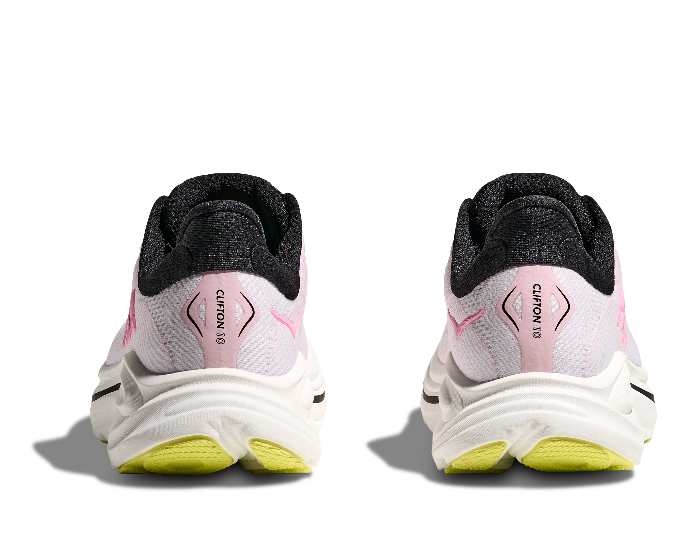 HOKA Women's Clifton 10 WIDE Running Shoes - Carnation/Starlight Glow Color - Lightweight Cushioned Sneakers for Walking, Jogging & Gym Workouts