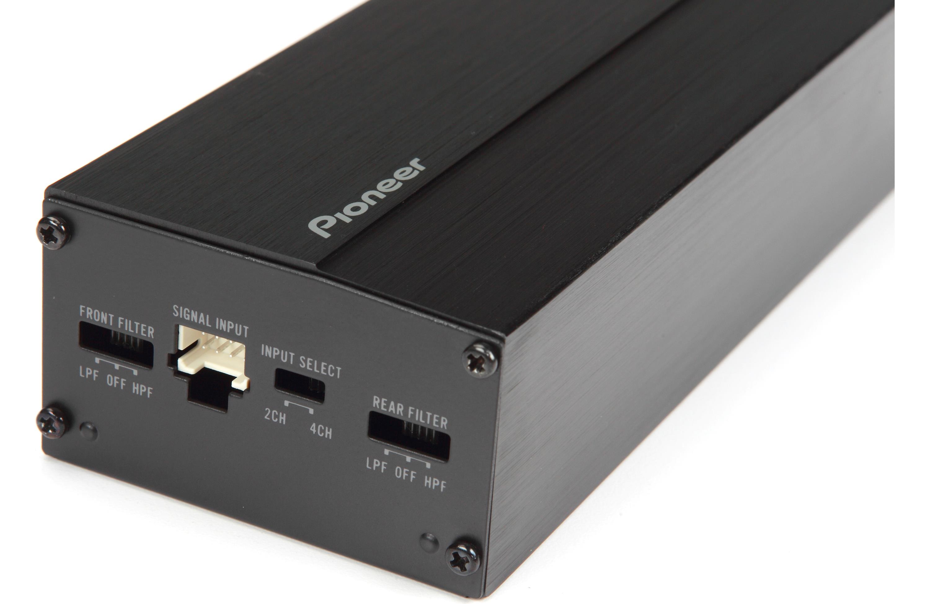 Pioneer GM-D1004 400W 4-Channel Class FD Digital Amplifier - Car Audio System Upgrade for Enhanced Sound Quality