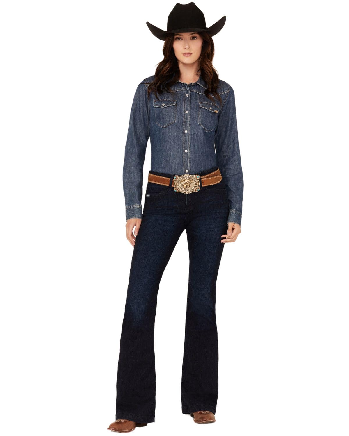 Cinch Women's Lynden Jean - Indigo Denim Stretch Skinny Jeans for Women | Comfortable & Stylish Everyday Wear | Perfect for Casual Outings, Work & Date Nights