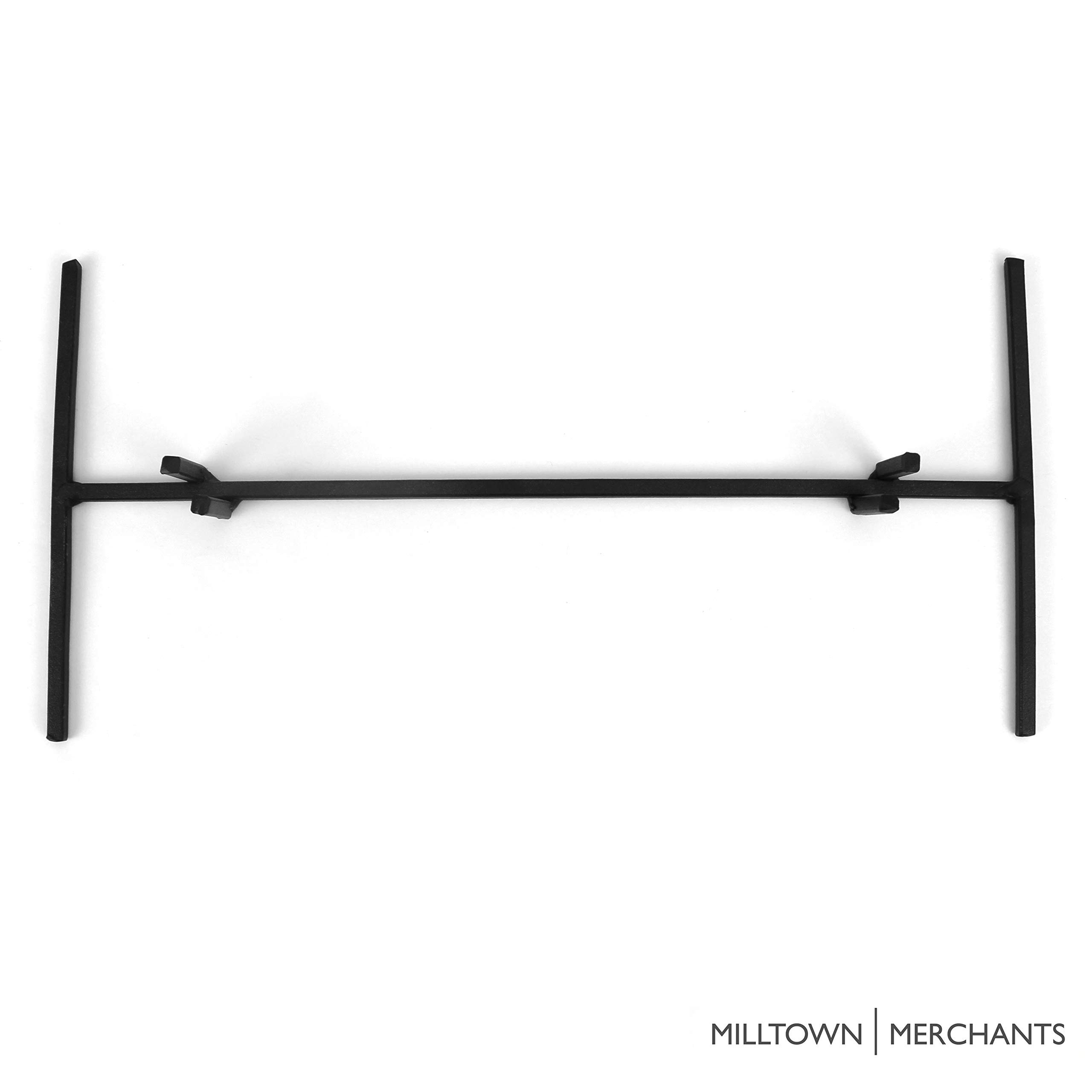 Milltown Merchants Metal Display Stand for Ceramic Tiles, Plaques & Glass Art - Large Modern Base Stand for Trade Shows, Office & Home Decor - Perfect for Art Exhibitions, Retail Displays & Gift Presentations