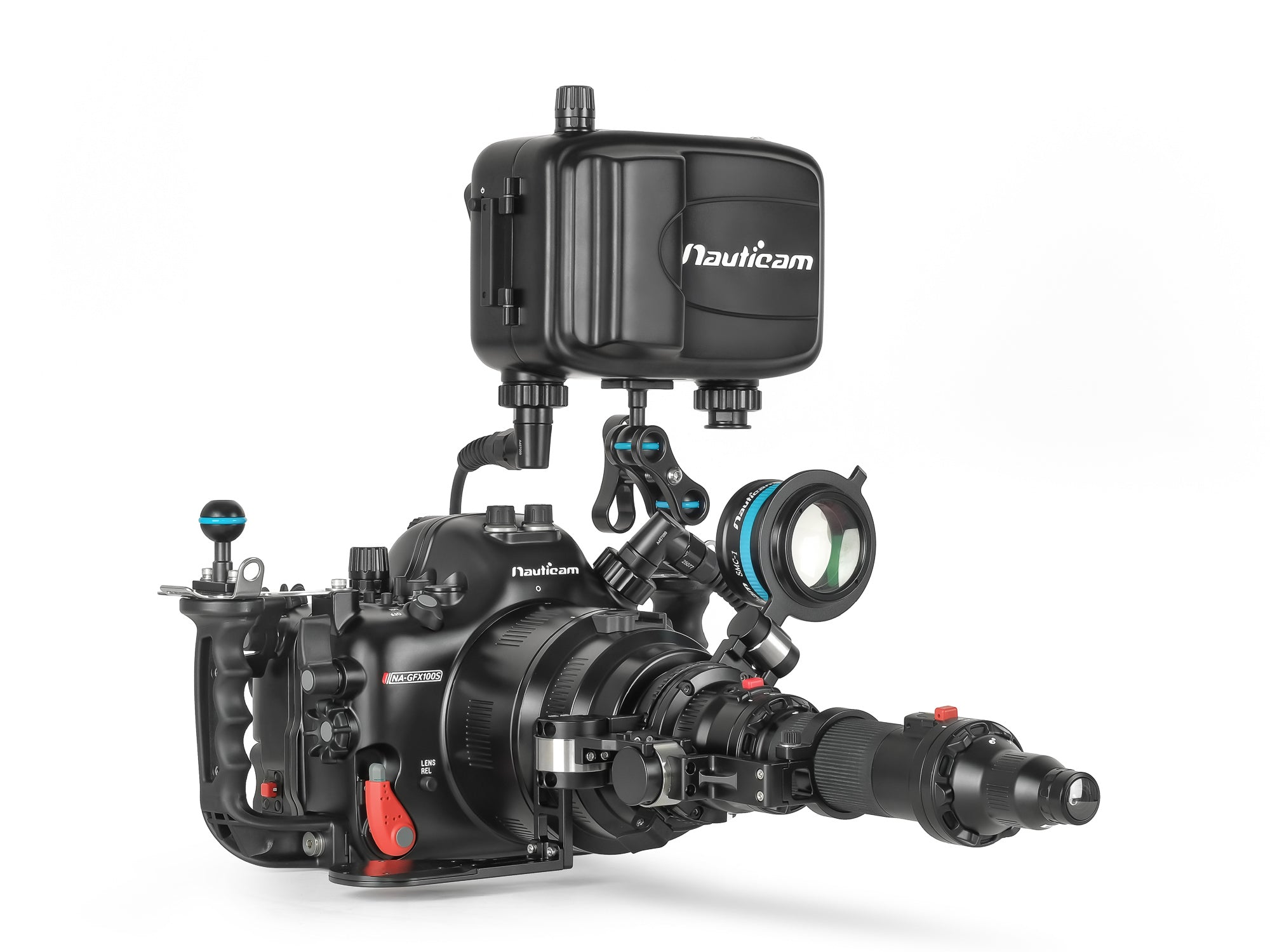 Waterproof Underwater Housing for Fujifilm GFX100S & GFX100S II Camera - Professional Dive Case for Scuba, Surf Photography & Marine Exploration