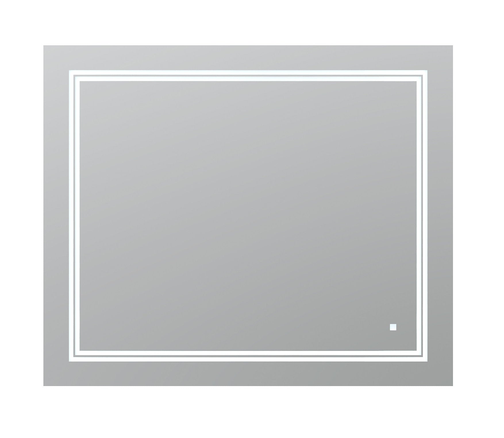 Aquadom SOHO 36x30 Inch LED Lighted Bathroom Mirror with Anti-Fog - Modern Vanity Mirror for Makeup & Shaving - Perfect for Home, Hotel, and Spa Decor