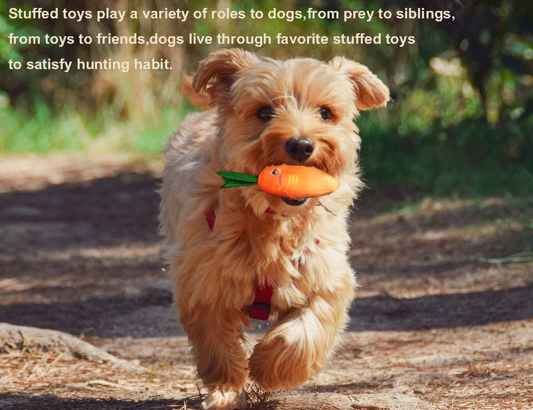 Durable 12-Pack Squeaky Plush Dog Toys for Puppies & Small Medium Dogs - Soft Chew Toys with Interactive Squeakers to Relieve Boredom (Multi Theme) - Perfect for Playtime, Training & Anxiety Relief