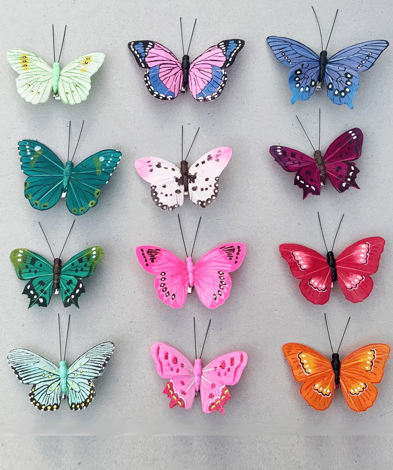 Stylish Butterfly Hair Clips by Petra Boase - Perfect for Women's Hair Accessories, Bridal Hairstyles & Everyday Fashion