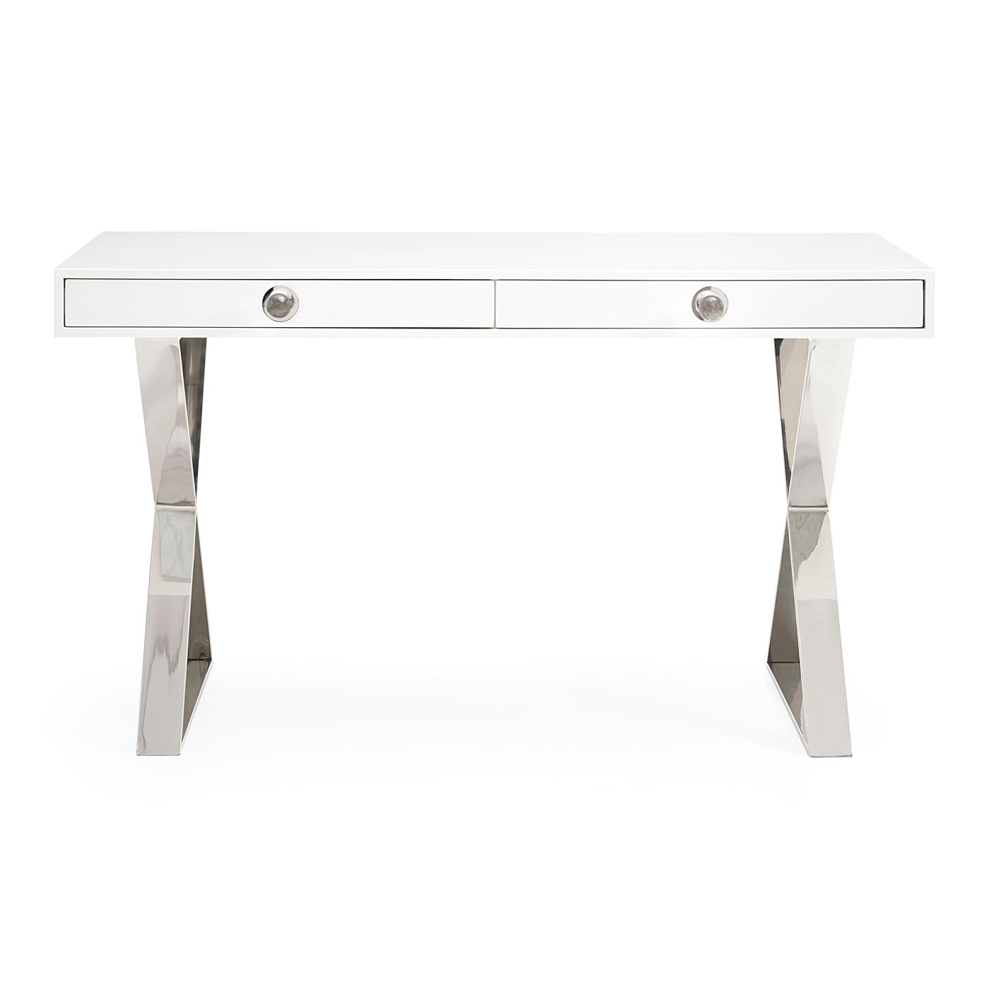 Modern Channing Desk - Stylish Home Office Writing Desk with Storage | Perfect for Small Spaces, Dorm Rooms & Workspaces