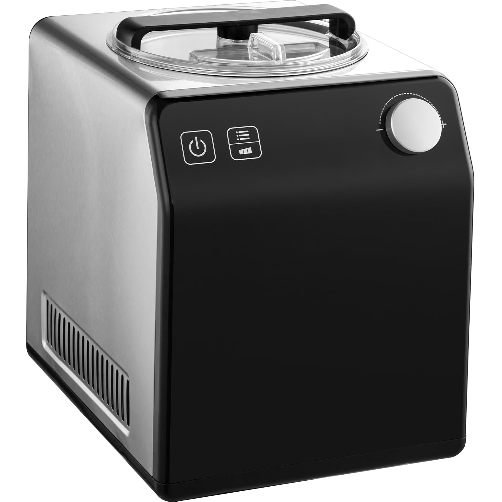 VEVOR 2 Quart Automatic Ice Cream Maker with Built-in Compressor, No Pre-Freezing Yogurt & Sorbet Machine, Stainless Steel Electric Gelato Maker with Digital Display & Timer - Perfect for Home Desserts, Parties, and Frozen Treats