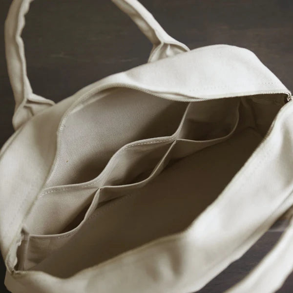 Kurashiki Hampu Canvas Briefcase - Small Size Mustard Yellow - Stylish & Durable Work Bag for Office, Business, and Travel