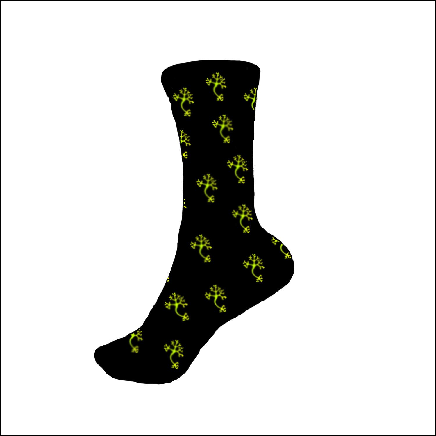 Neuron Socks - Science-Themed Brain Cell Pattern Socks for Men & Women - Perfect Gift for Scientists, Doctors & Nerds - Great for Work, School & STEM Events
