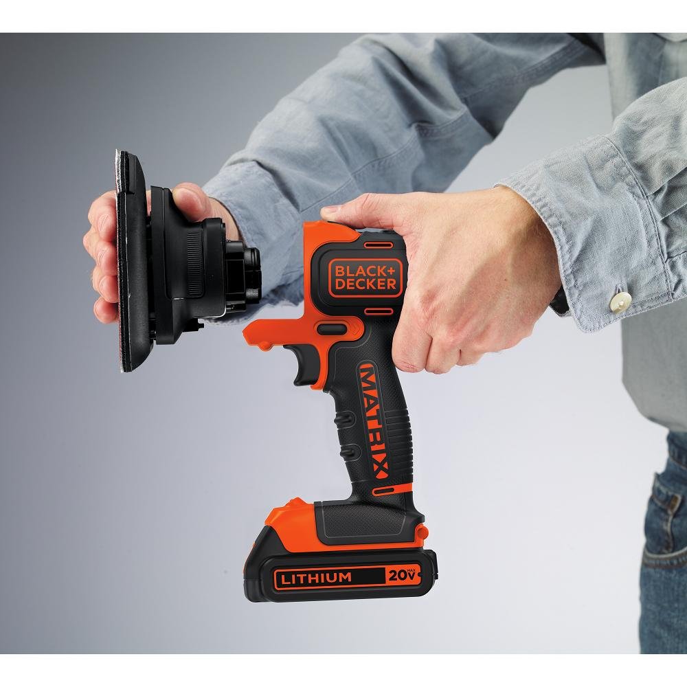 BLACK+DECKER Matrix Sander Attachment & Oscillating Tool Kit (BDCMTS & BDCMTO) - Perfect for Woodworking, DIY Projects, and Home Renovations