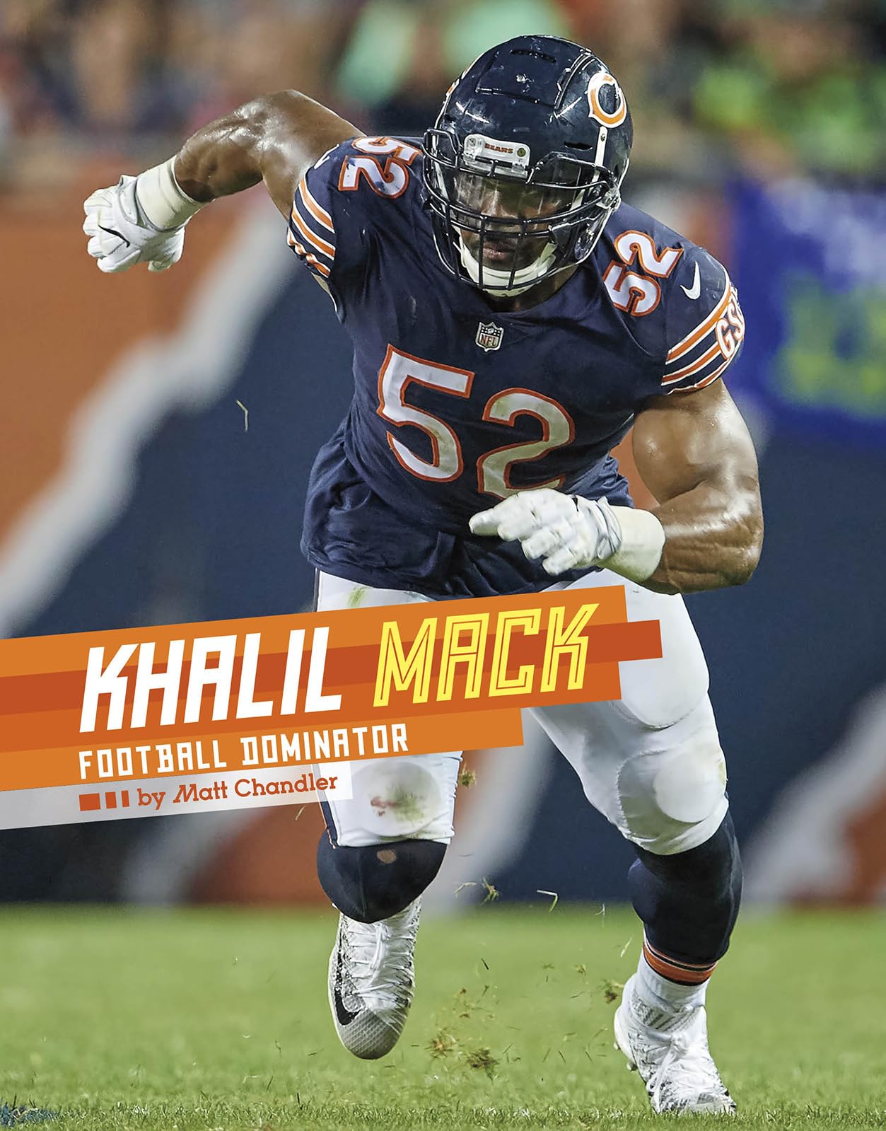 Khalil Mack: NFL Football Star & Defensive Dominator - Chicago Bears Jersey & Merchandise for Fans & Collectors - Perfect for Game Day & Sports Memorabilia Collections