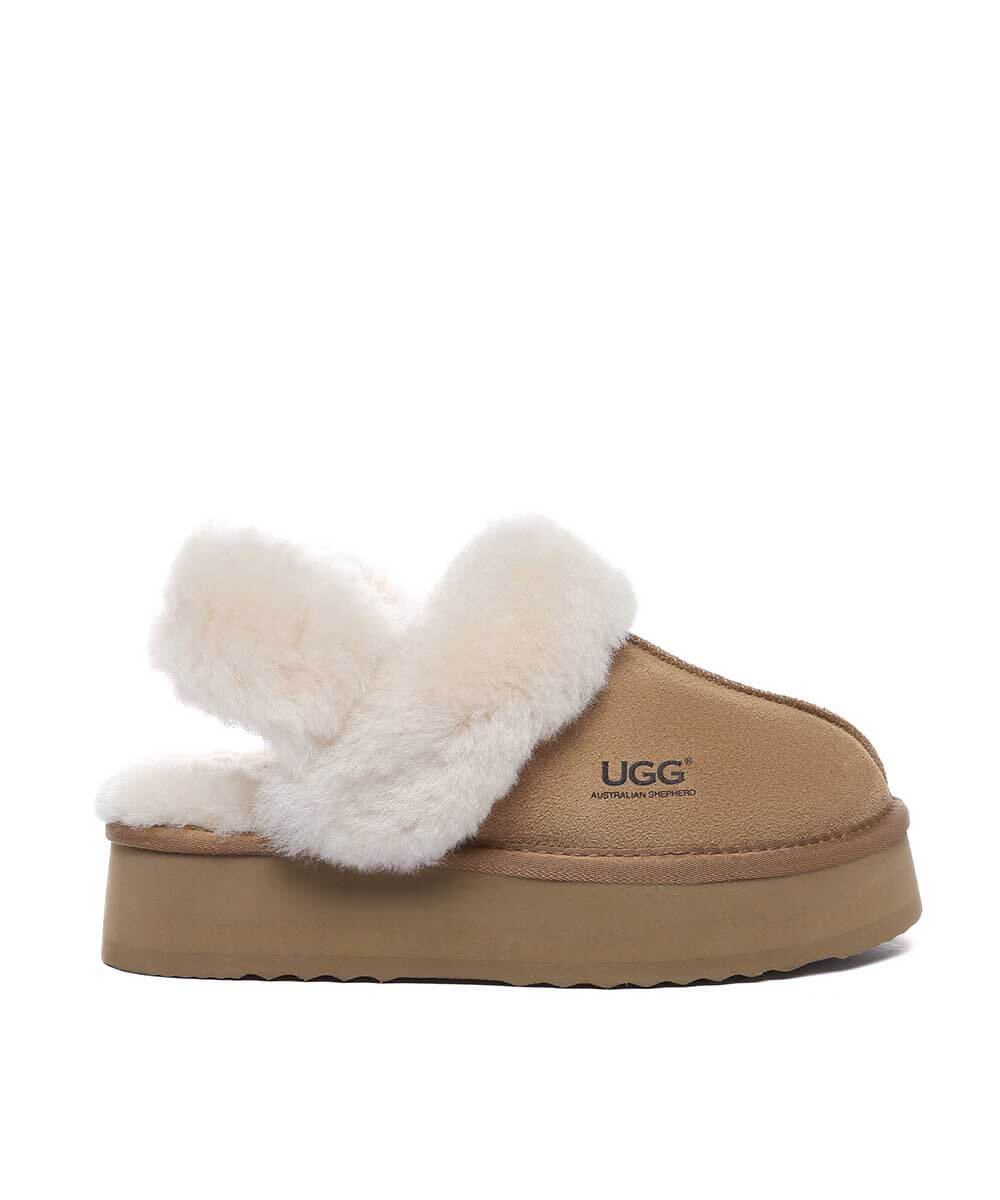 Women's UGG Bronny 3-Way Platform Slippers - Cozy House Shoes for Winter, Indoor/Outdoor Wear - Perfect for Home, Office & Travel Comfort