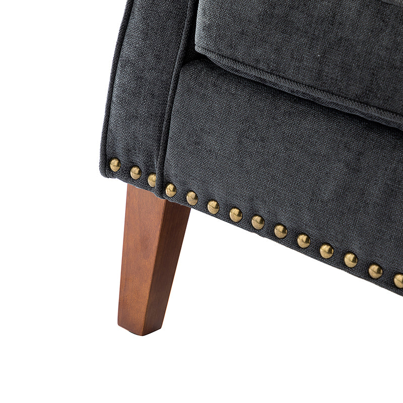 Phorcynis Upholstered Armchair - Modern Comfortable Lounge Chair for Living Room, Bedroom & Office - Perfect for Relaxing, Reading & Working