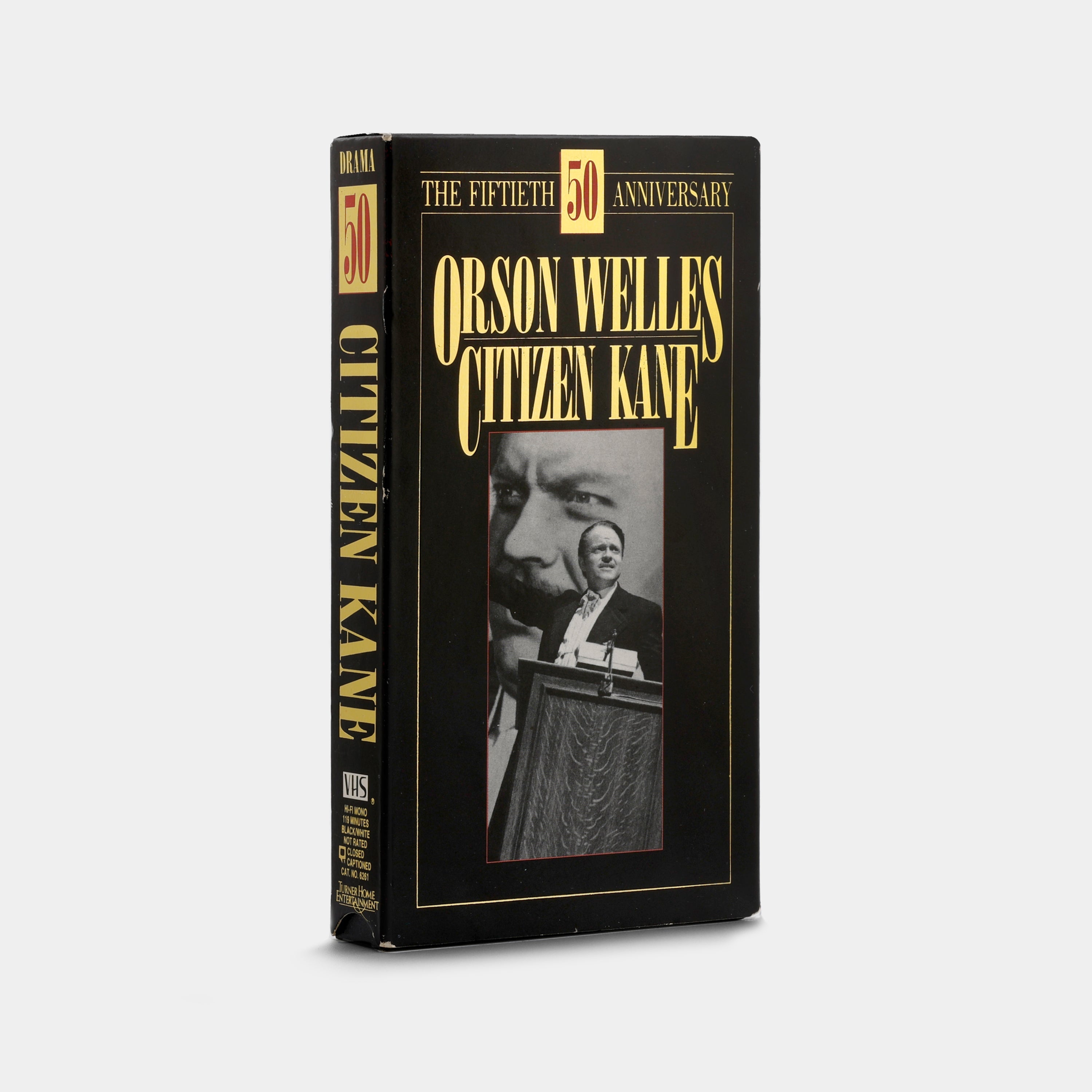 Citizen Kane 50th Anniversary Edition VHS Tape - Classic Movie Collectible for Film Enthusiasts & Vintage Home Theater Setups