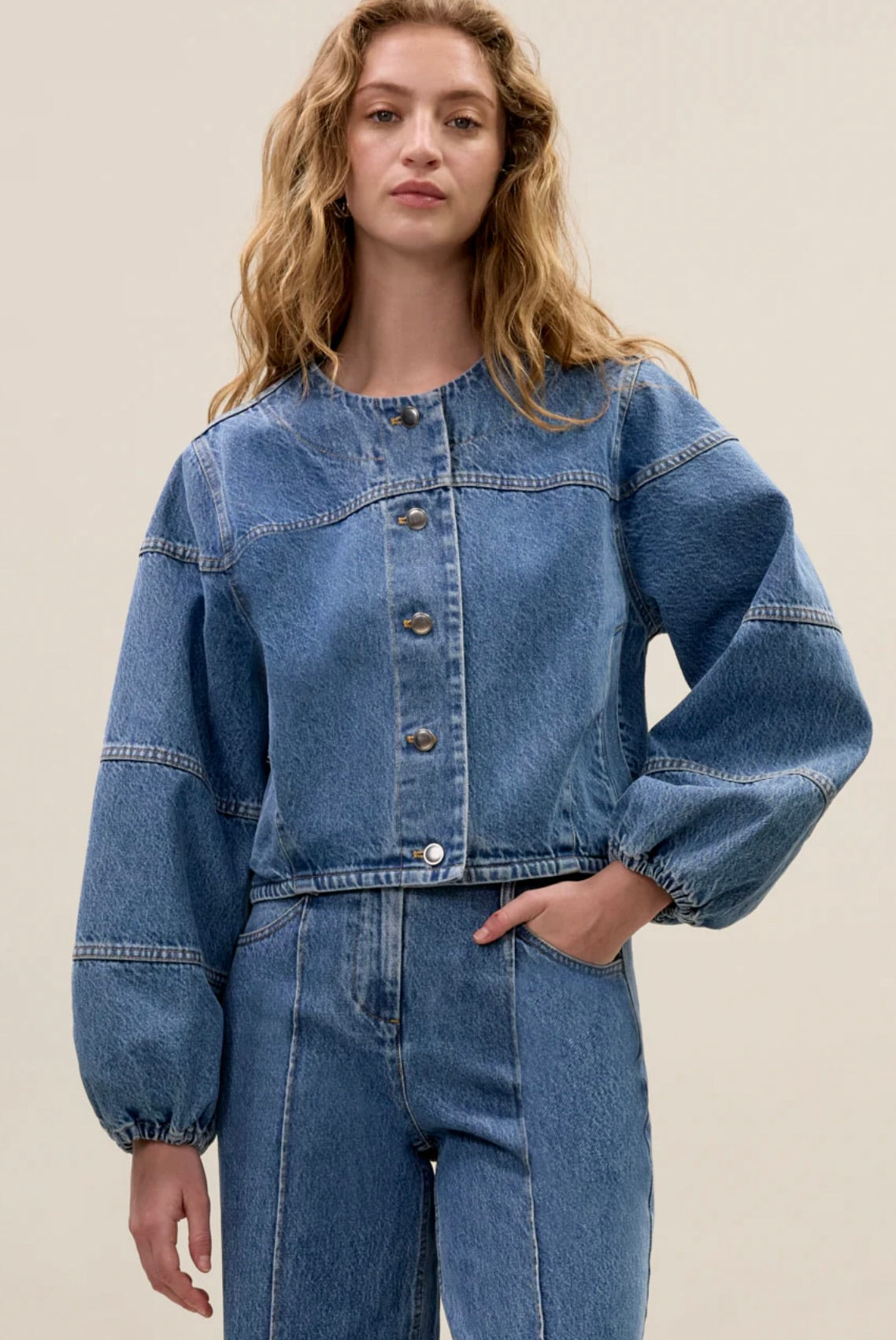 DAX Men's Denim Jacket - Classic Blue Distressed Denim Trucker Jacket for Men | Stylish Casual Wear for Everyday Outfits & Outdoor Adventures