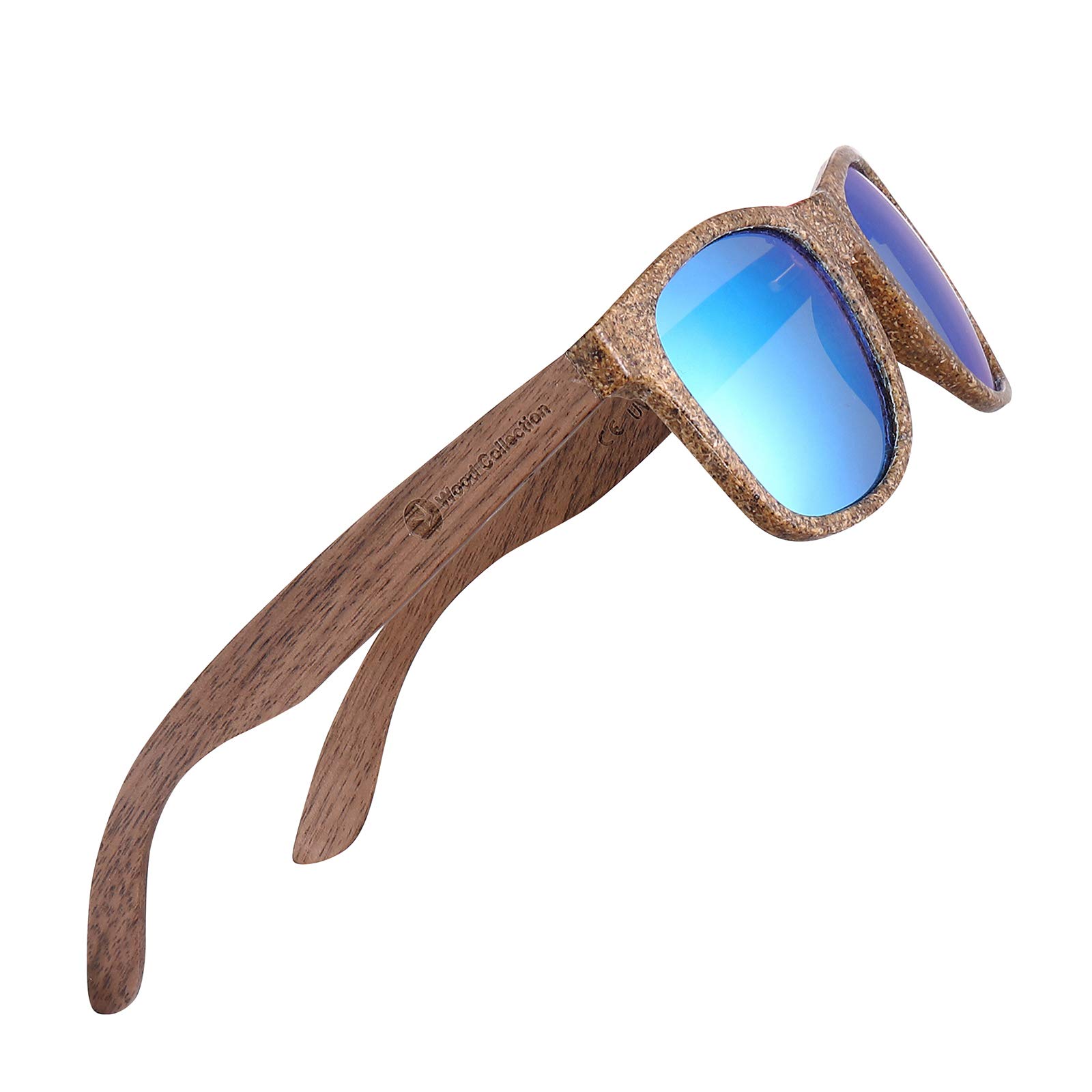 Polarized Wood Sunglasses for Men & Women - UV Protection, Lightweight & Stylish - Perfect for Driving, Outdoor Sports & Beach Vacations