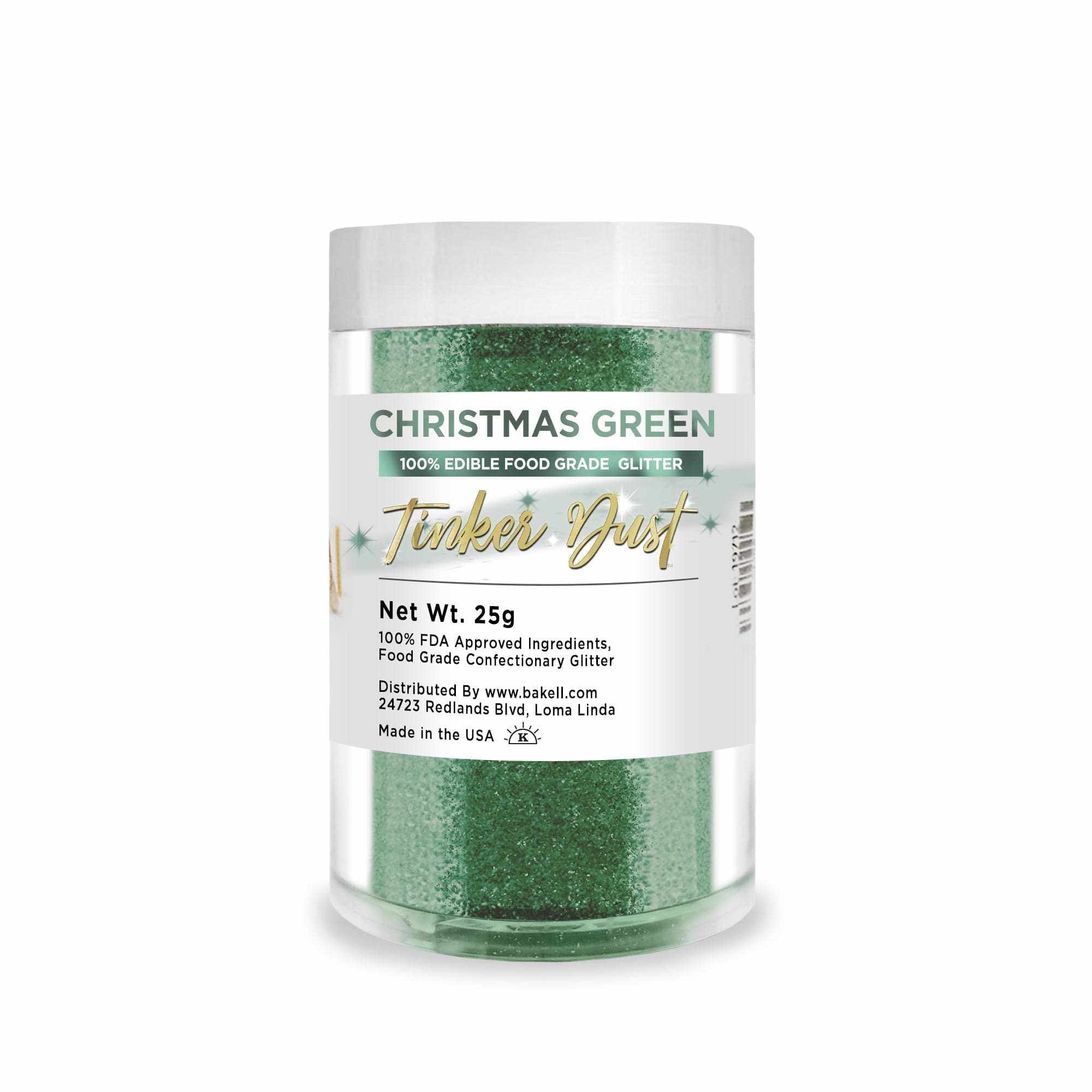 Christmas Collection Tinker Dust Combo Pack A (4 PC SET) - 25 Gram Jar Each - Holiday Glitter for DIY Crafts, Gift Wrapping & Christmas Decorations