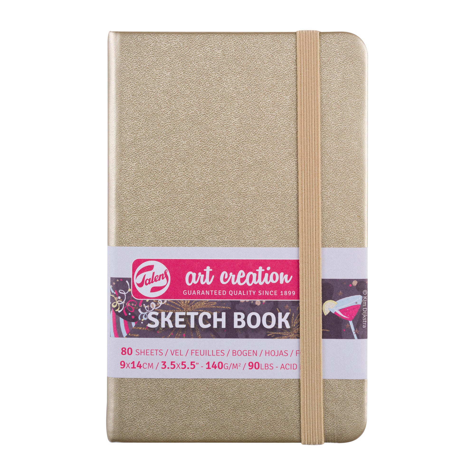 Premium Sketchbook for Artists - Navy Blue Hardcover Drawing Book | Ideal for Sketching, Doodling, and Creative Art Projects