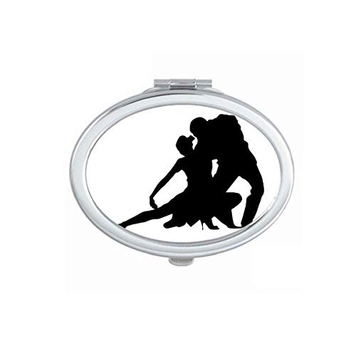 DIYthinker Portable Foldable Double-Sided Mirror - Handheld Makeup & Dance Practice Mirror for Performers, Travel, Gym, and Home Use