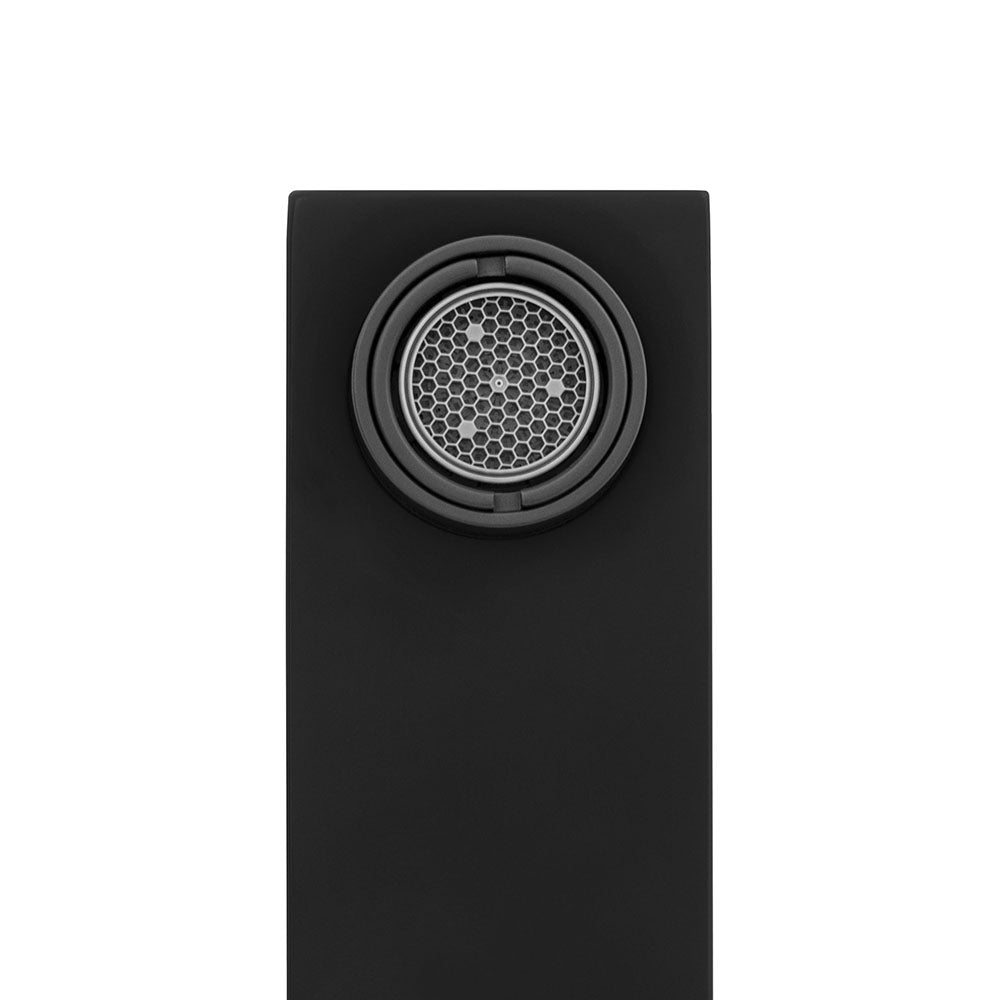 ZLINE Bliss Wall Mount Bathroom Faucet - Modern Matte Black Finish - BLS BFW Model - Perfect for Spa-Like Showers and Luxury Bathroom Renovations