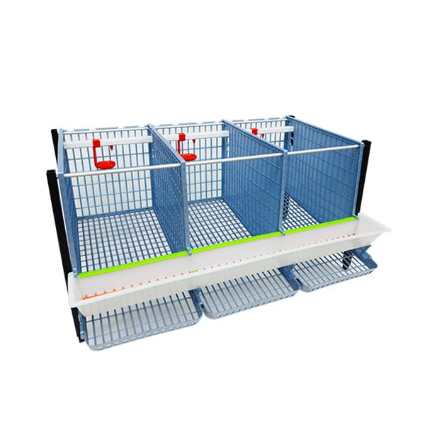 4 Layer ABS Plastic Partridge Cage - Durable & Power-Washable for Easy Cleaning | Perfect for Hatching Time & Poultry Breeding | Ideal for Farm, Backyard & Hatchery Use
