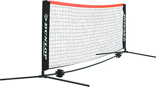 Dunlop Portable Mini Tennis Net Set - Lightweight & Easy Setup for Kids & Adults - Perfect for Backyard, Beach, and Indoor Play